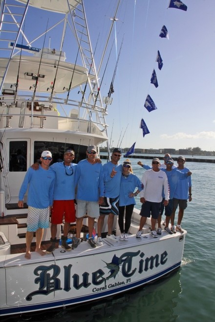 'Blue Time', a 68' Viking and a very happy crew. - Sailfish Pro Series © Endless Imagery Photography
